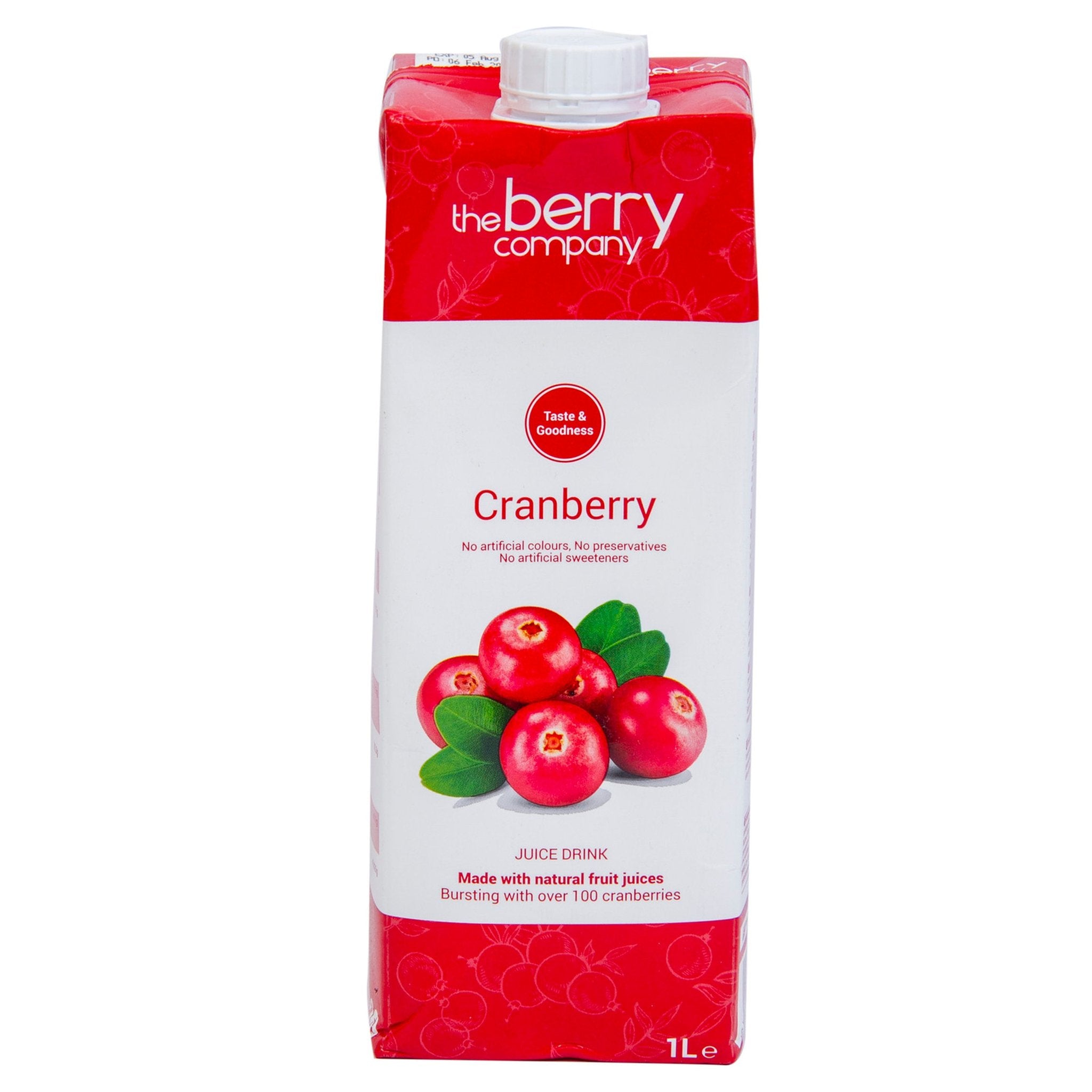 The Berry Company Cranberry Juice 1Ltr