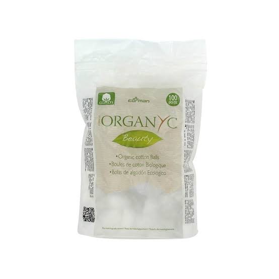 Organyc Beauty Cotton Balls 100 Balls 1Pcs