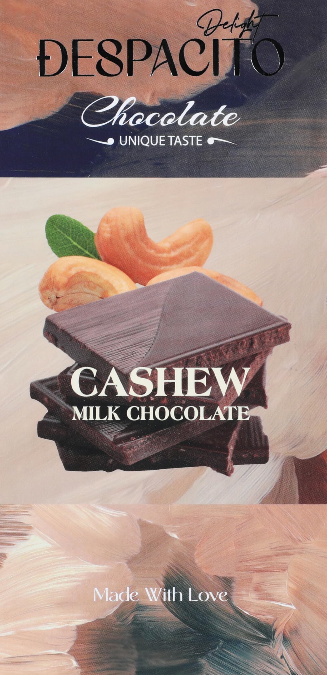 Despacito Cashews Milk Chocolate Bar 80Gm