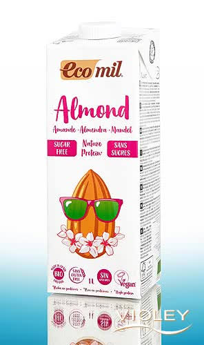Ecomil Organic Sugar Free Protein Almond Milk 1L