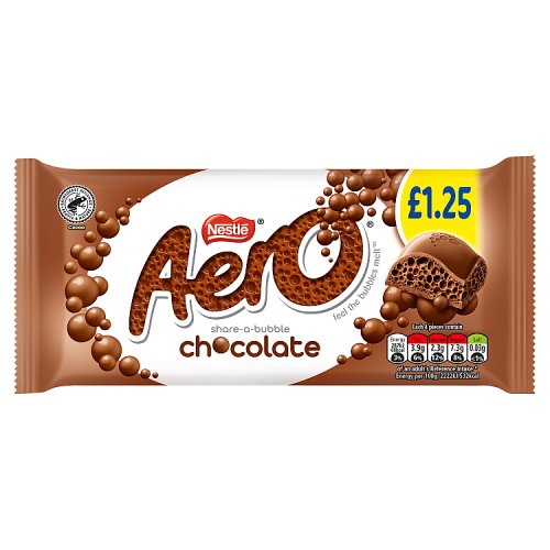 Nestle Aero Milk Chocolate Giant Block 1.5Pmp 90Gm