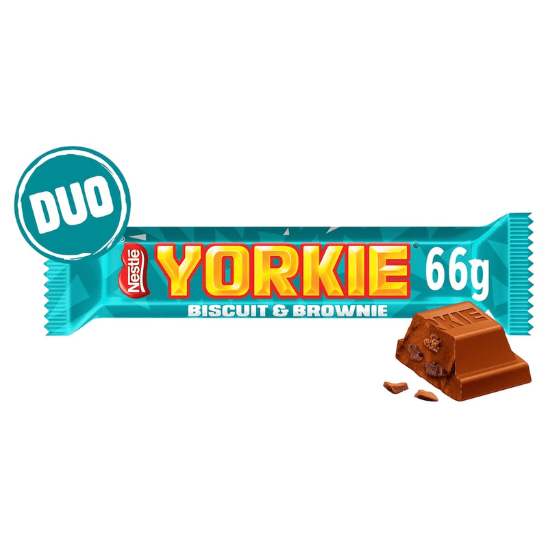 Nestle Biscuit & Brownie Yorkie Dou Bar 66Gm