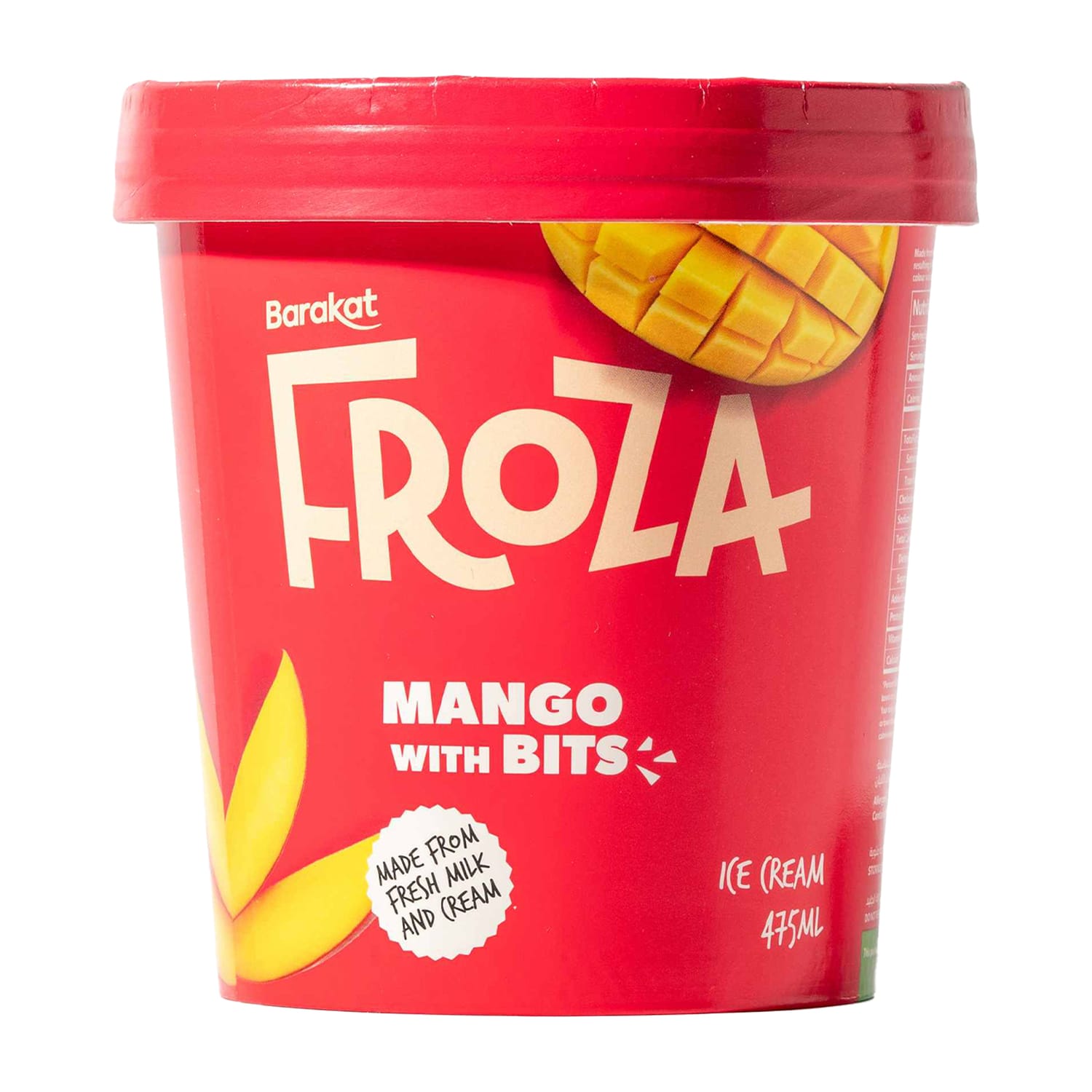 Froza Mango Ice Cream With Bits 475Gm