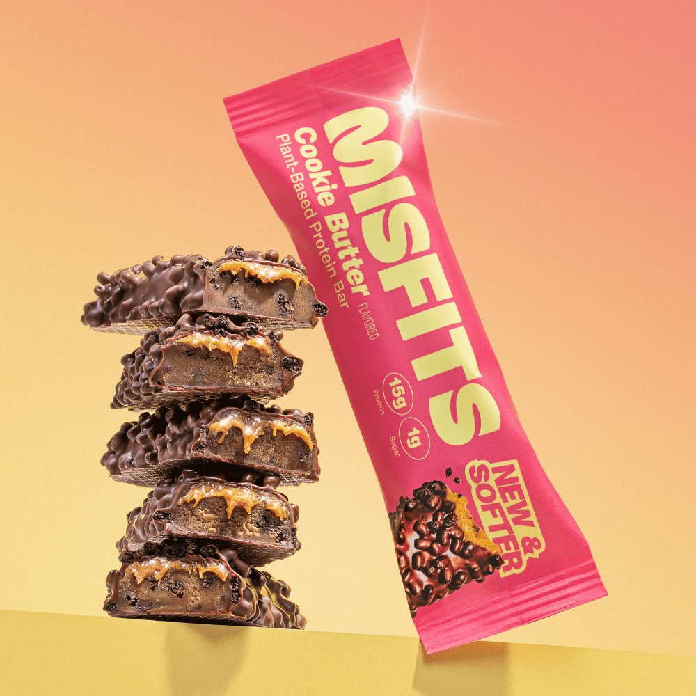 Misfits Cookie Butter Vegan Protein Bar 50Gm
