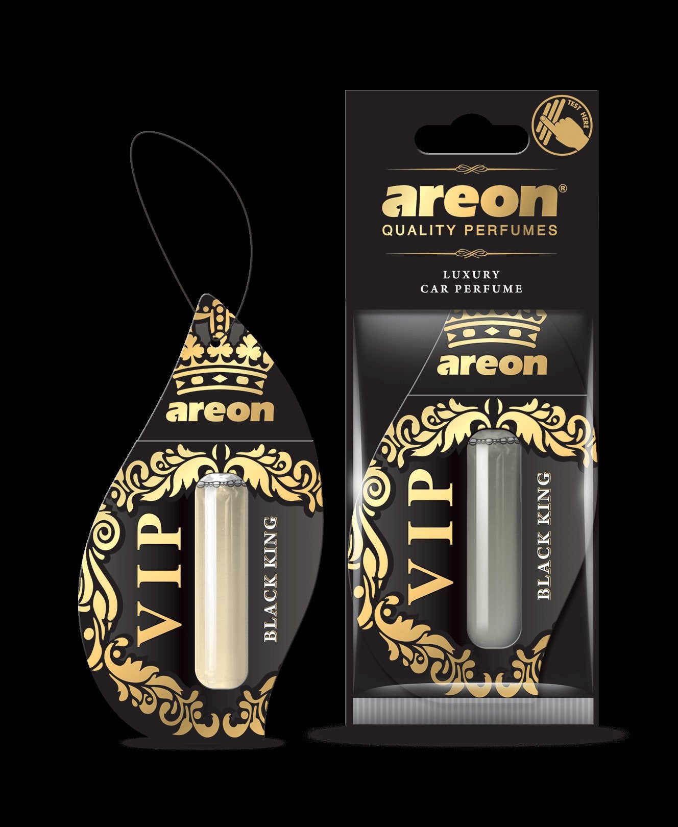 Areon Black King Vip 02 Car Airfreshner 1Pc