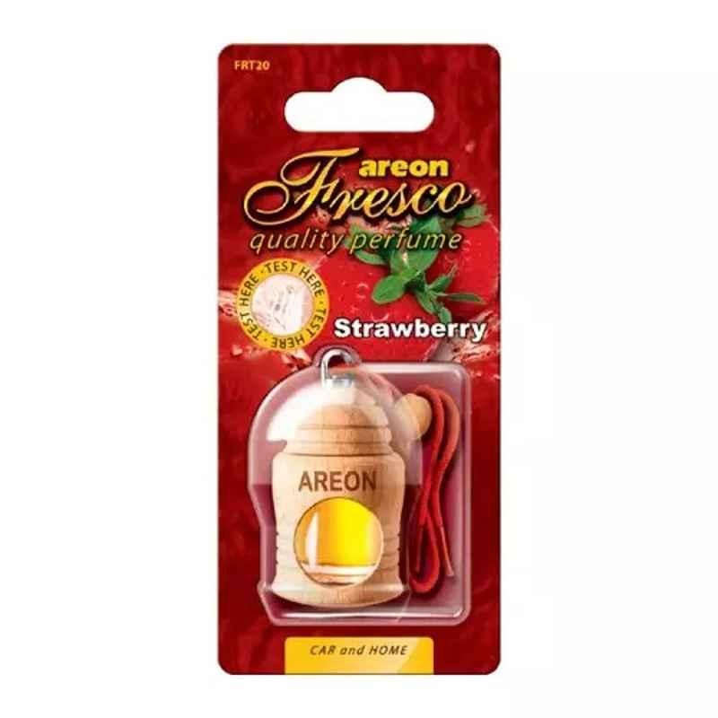 Fresco Strawberry Frxv06 Car Airfreshner 1Pc