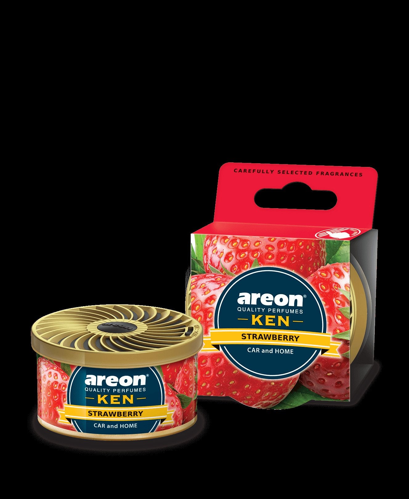 Areon Strawberry Ak01 Car Airfreshner Can 1Pc