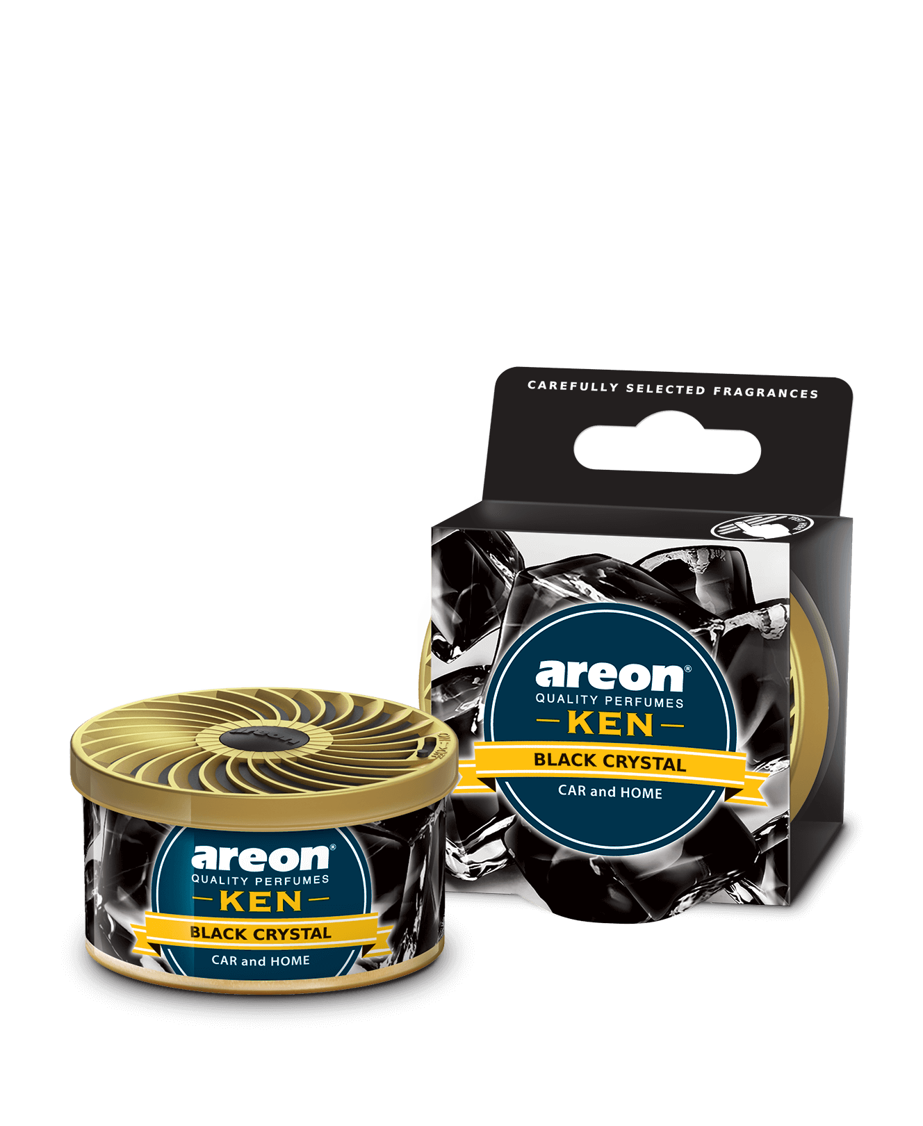Areon Black Crystal Ak04 Car Airfreshner Can 1Pc