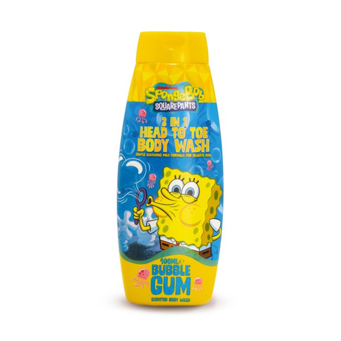 Sponge Bob Bubble Gum Head To Toe Wash 400Ml
