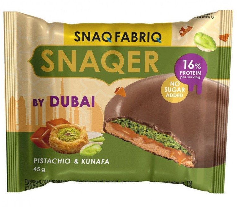 Snaq Fabric Pistahio Kunafa And Caramel(Dubai Collection) Snaqer Cookie 45Gm