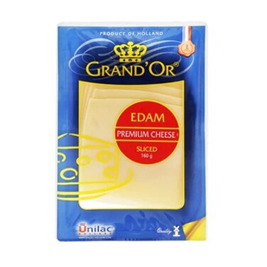 Grand Or Emmentaler Cheese 45% 8 Slices 160Gm