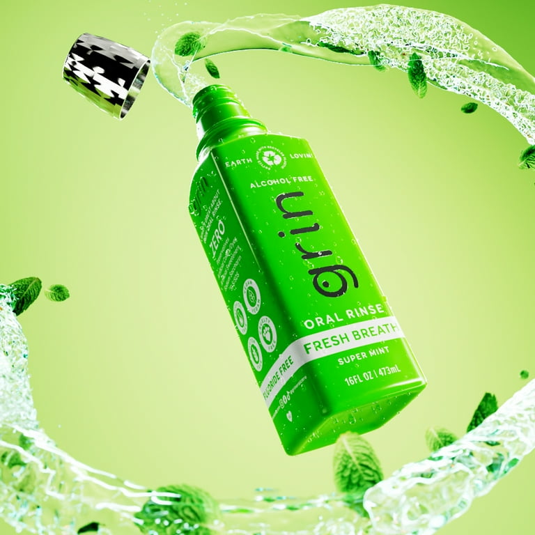 Grin Fresh Breath Mouthwash 473Ml
