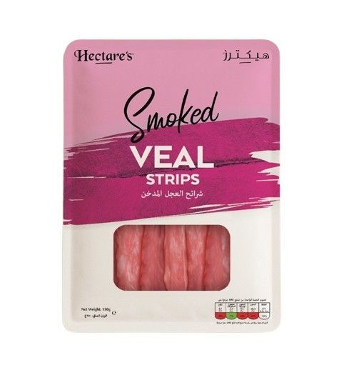 Hectares Black Pepper Smoked Veal Strips 150Gm