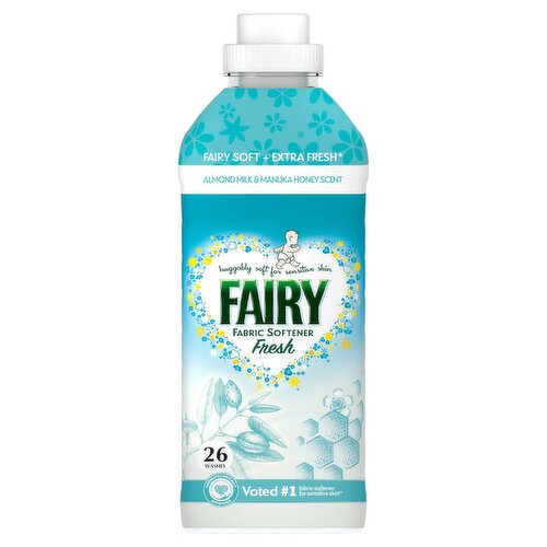 Fairy Almond Milk & Manuka Honey Fabric Conditioner 26 Washes 858Ml