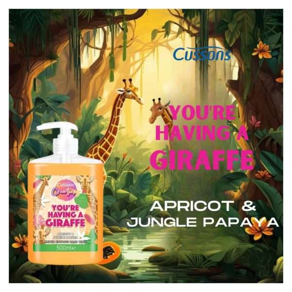 Cussons Creations Apricot & Jungle Papaya Antibacterial Hand Wash 500Ml
