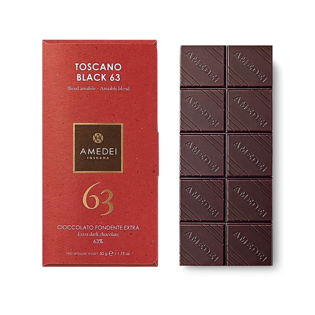 Amedei Toscano Dark 63% Black Fondente 20Gm