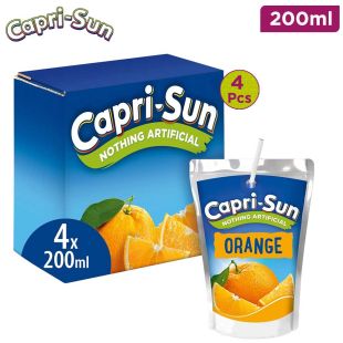 Capri Sun 4P Orange Juice 200Ml