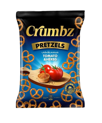 Crumbz Tomato And Herbs Pretzels 60Gm
