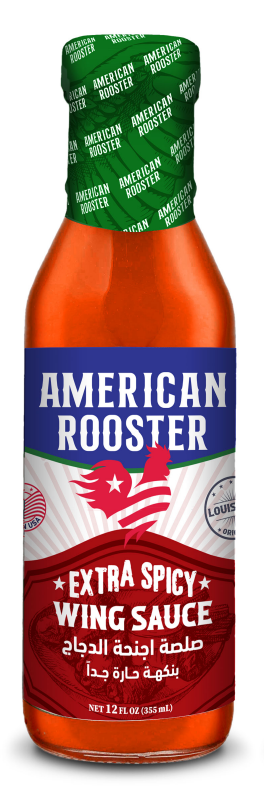 American Rooster Extra Spicy Gluten Free Wing Sauce 355Ml