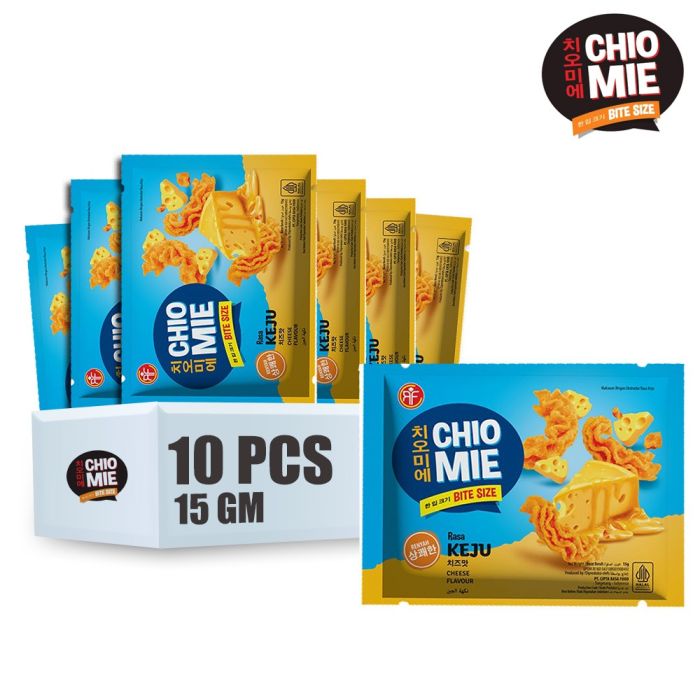 Chio Mie Cheese Flav Korean Snack 150Gm