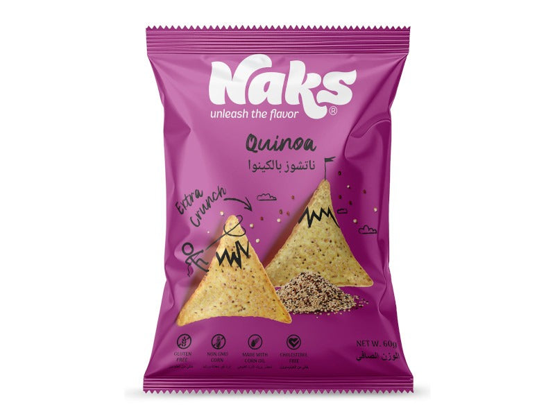 Naks Quinoa Cholesterol Free Nachos 60g