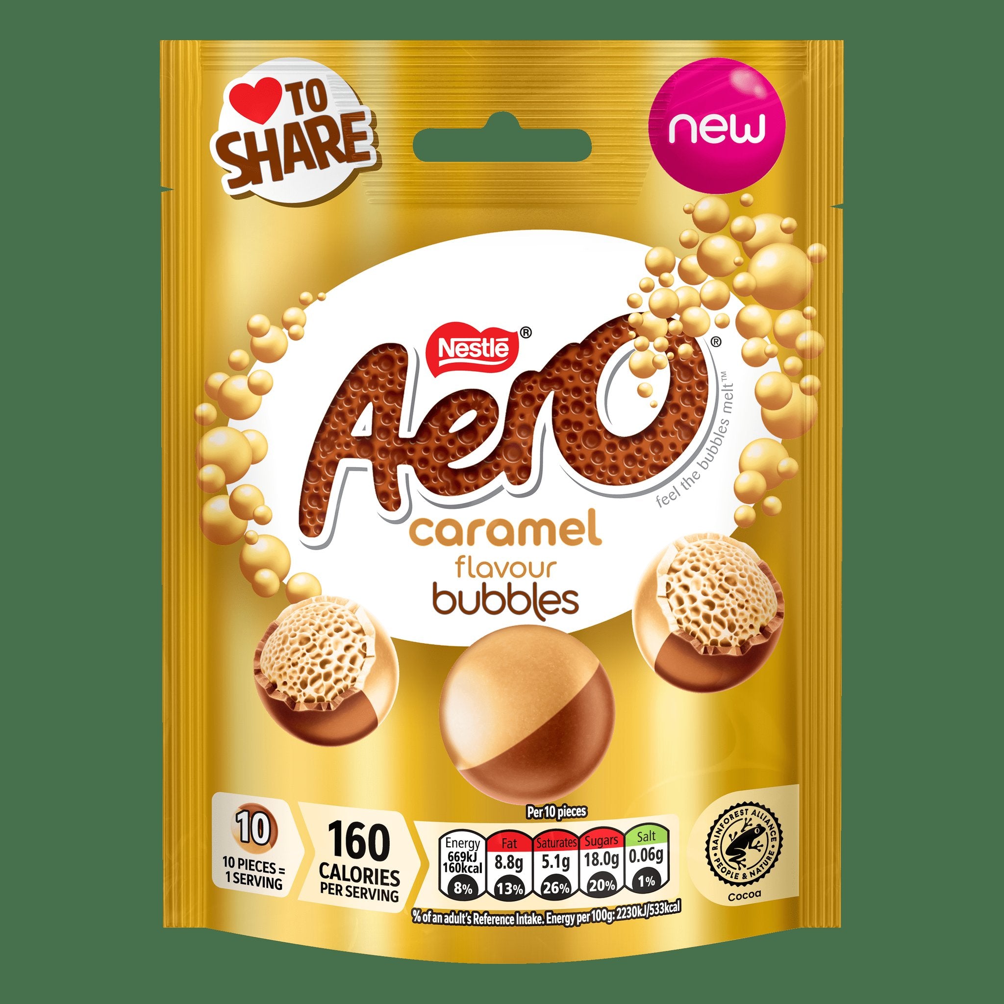 Aero Caramel Bubble 92Gm