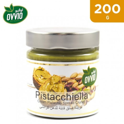 Ovvio Pistachio Crunchy Cream Spread 200Gm