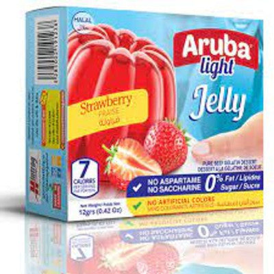 Aruba Strawberry Sugar Free Light Jelly 12Gm