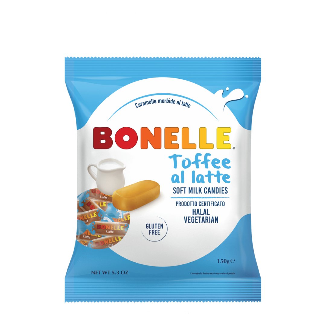 Bonelle Gf Vegan Toffee Soft Milk Candies 150Gm