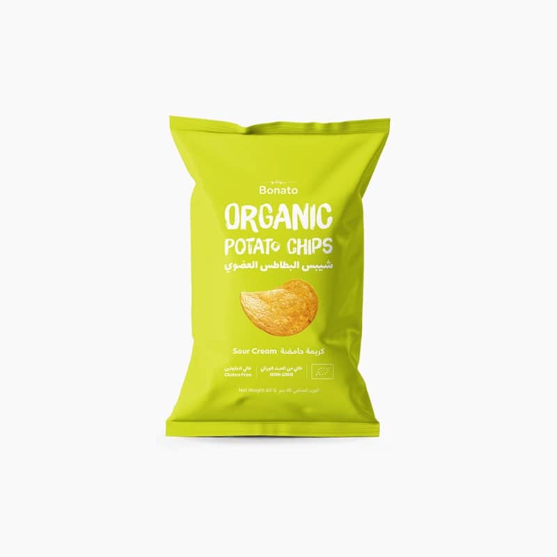 Bonato Sour Cream Organic Potato Chips 40Gm