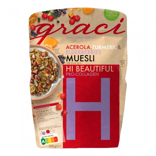 Graci Acerola Turmeric And Elderberries - High Beautiful Muesli 300Gm