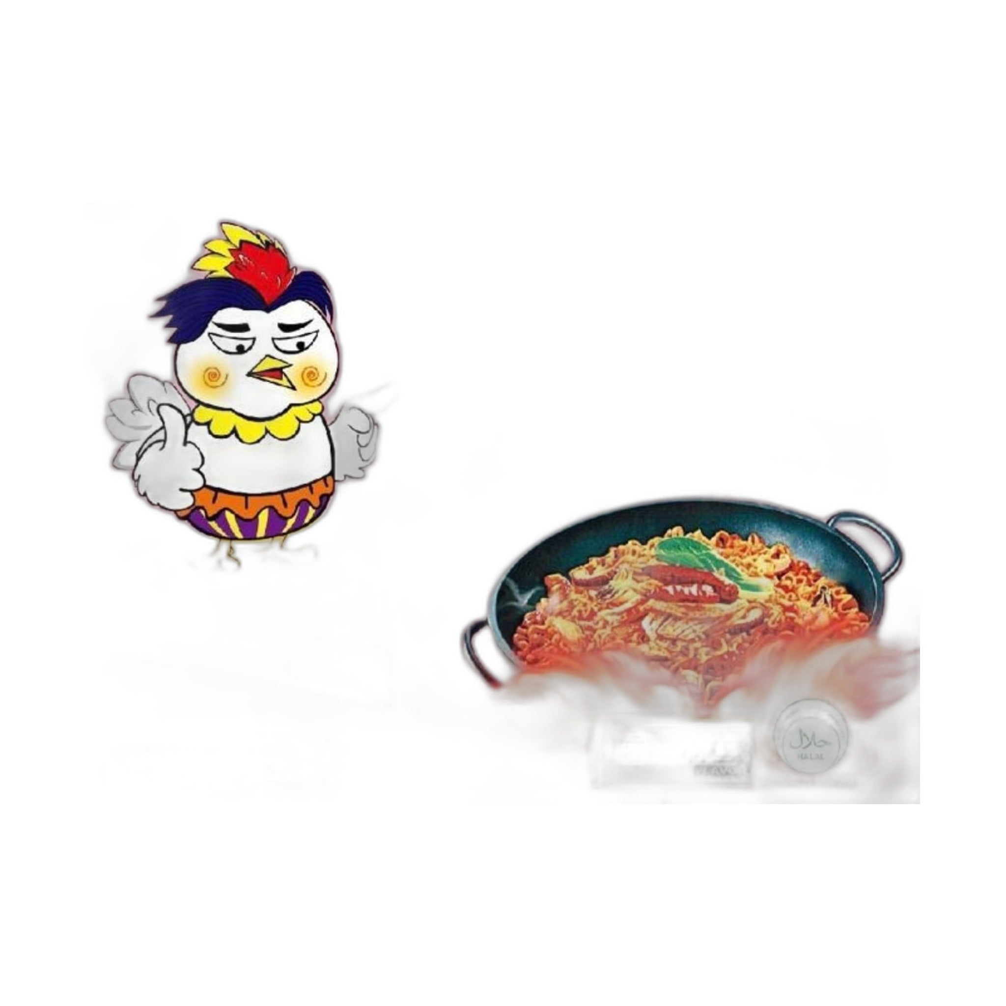 Buldak Carbonara Cheese Spicy Chicken Ramen Noodles 710Gm