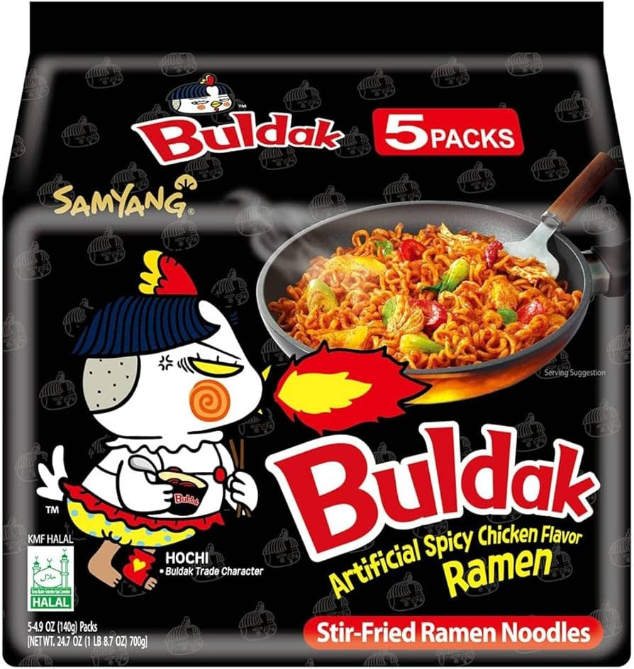 Buldak Hot Chicken Ramen Noodles 710g