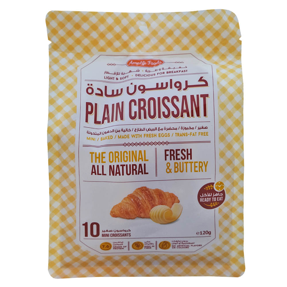 Amalfi Mini Butter Plain Croissant 120Gm