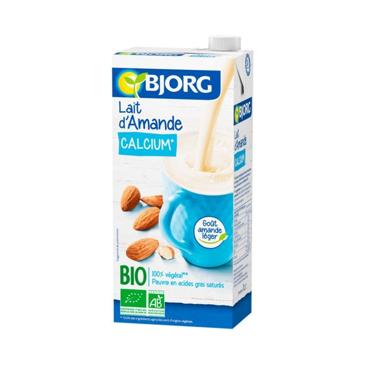 Bjorg Calcium Organic Almond Milk 1L