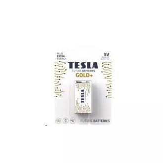 Tesla 9V Gold Blister Foil Batteries 1Pcs