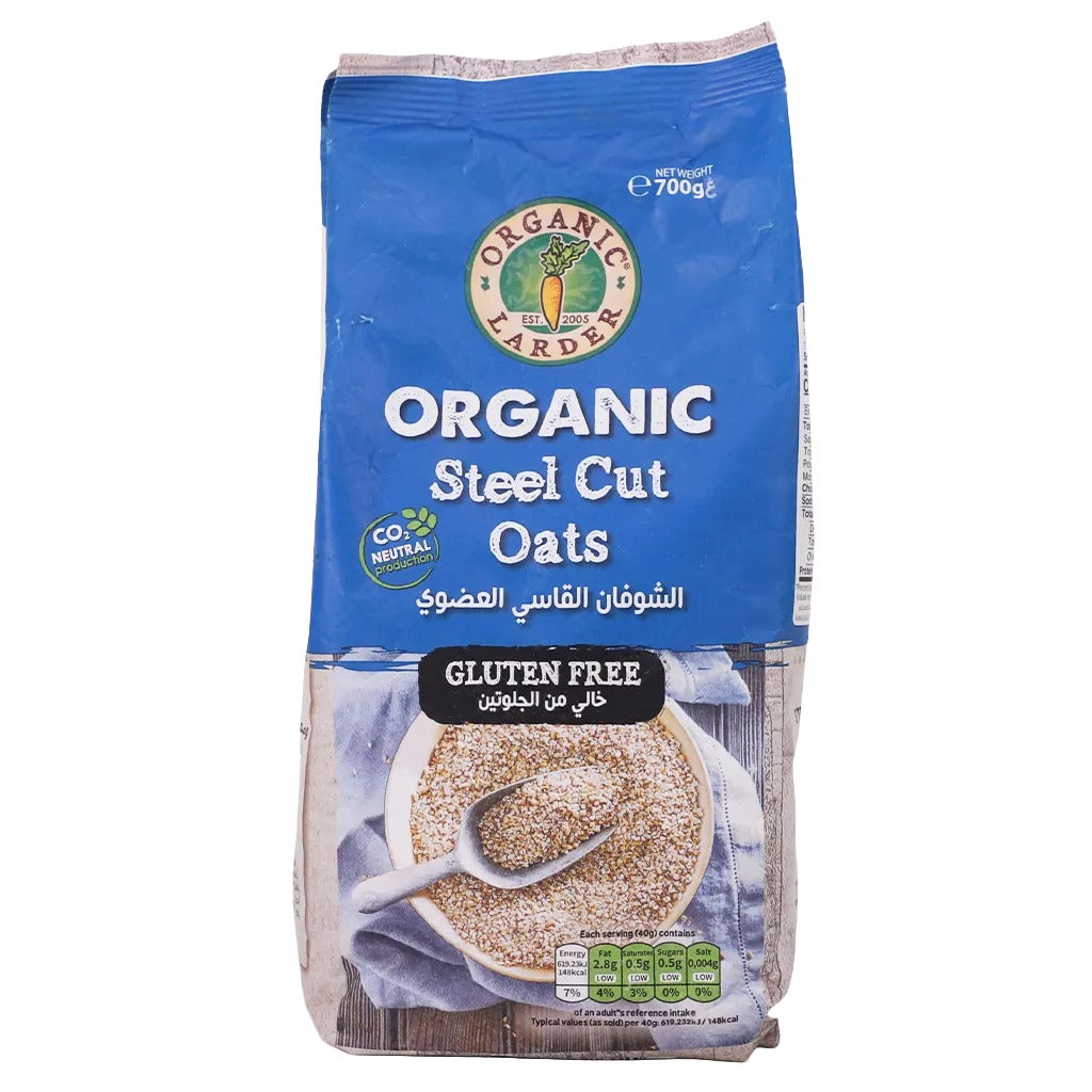 Organic Larder Steel Cut Oats 700Gm