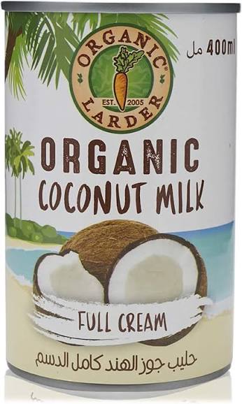 Organic Larder Full Cream Coconut Milk 400Ml