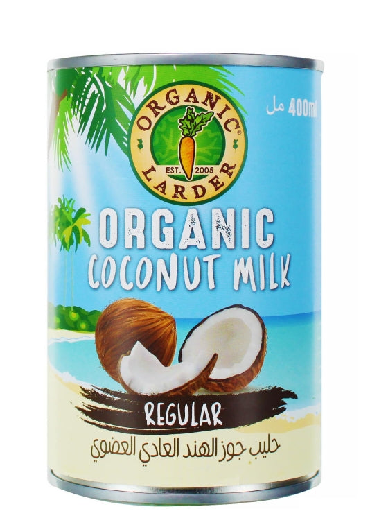 Organic Larder Regular Coconut Milk 400Ml