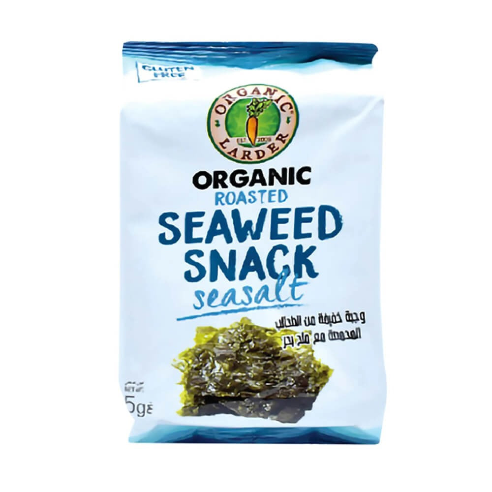 Organic Larder Seasalt Seaweed Snack 5Gm