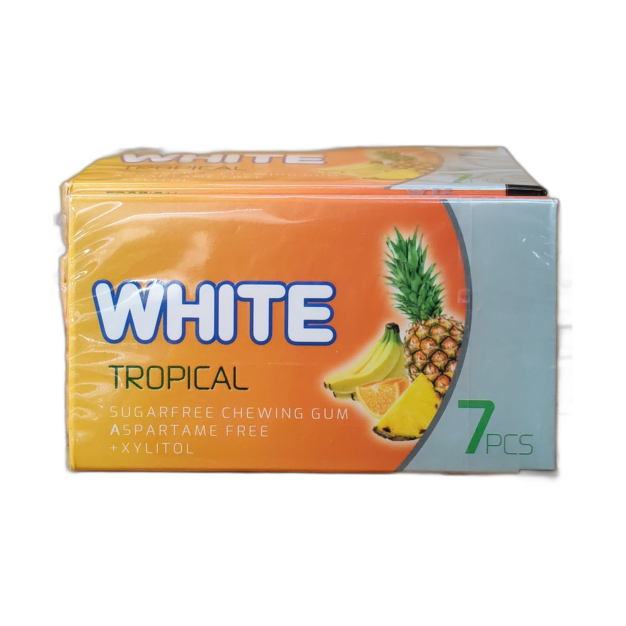 White Tropical Sugar Free Chewing Gum 13.5Gm