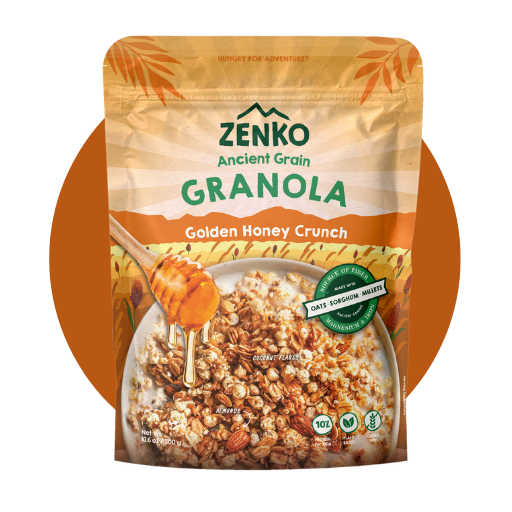 Zenko Golden Honey Crunch Granola 285Gm