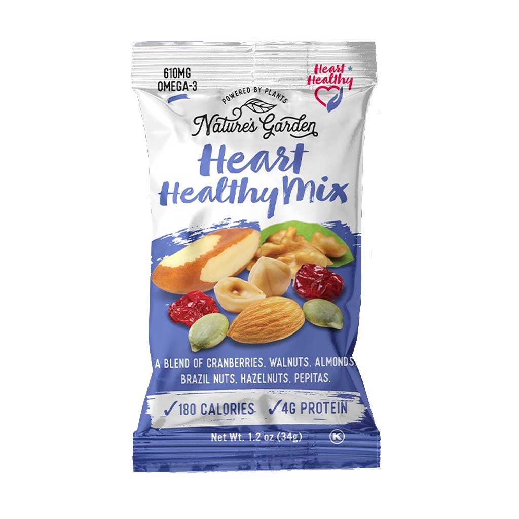 Natures Garden Heart Healthy Mix Organic Trail Mix 34Gm
