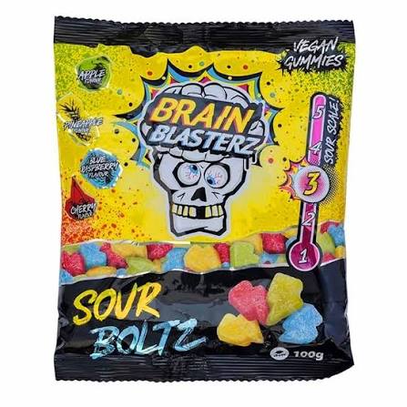 Brain Blasterz Tropical Sour Gummy 60Gm
