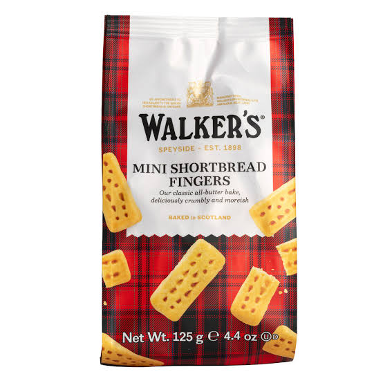Walkers Mini Shortbread Fingers 125Gm