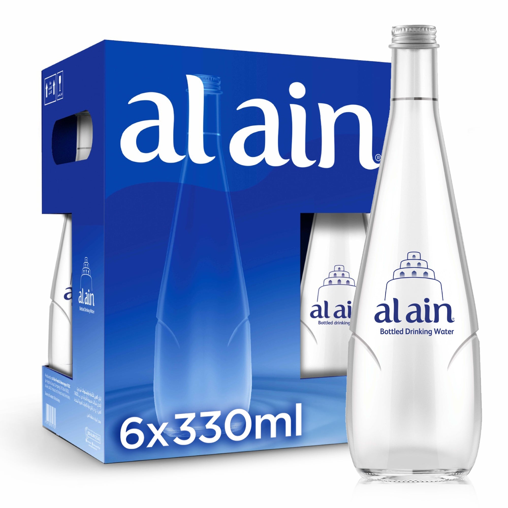 Al Ain Glass Bottled Still Water 330Ml