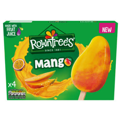 Rowntrees 4P Mango Ice Lollies 280Ml