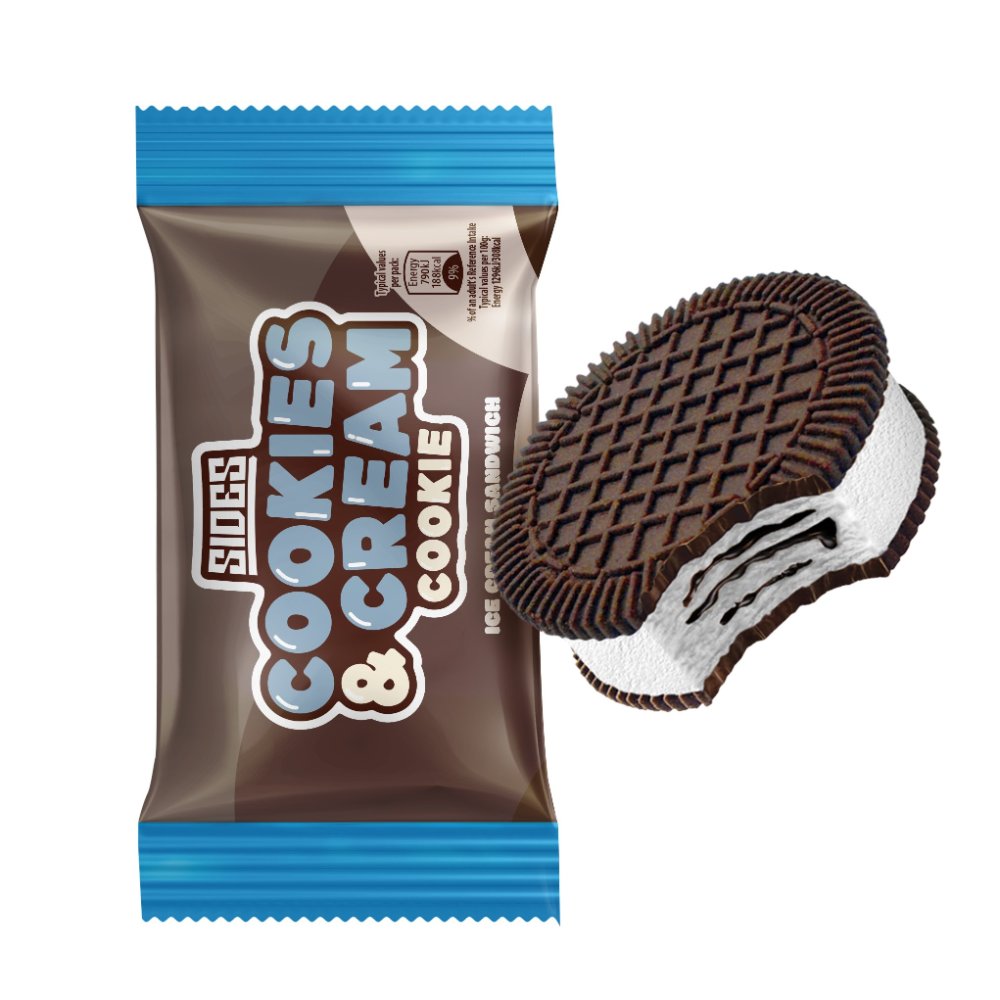 Sides Cookies And Cream Ice Cream Sandwich 90Ml