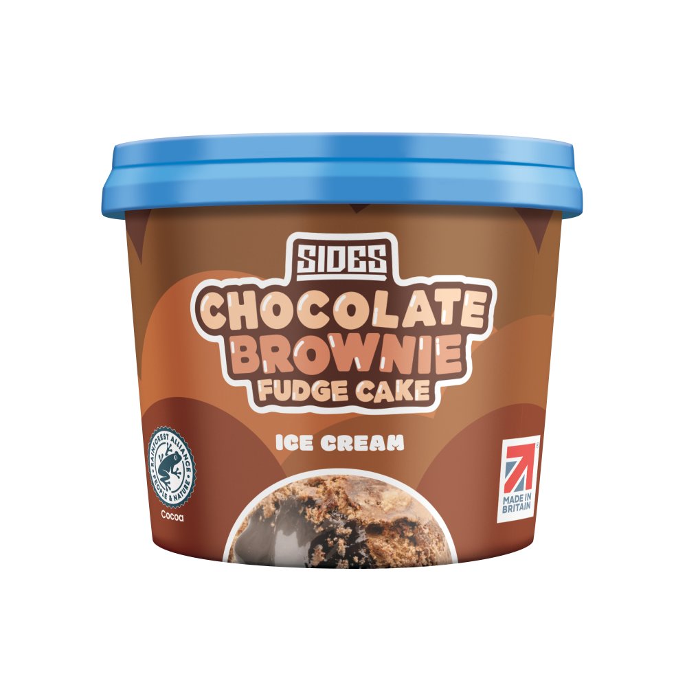Sides Chocolate Brownie Ice Cream Fudge Cake 110Ml
