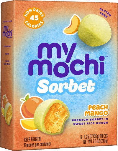 Mymochi Sorbet Peach Mango Ice Cream 210Gm